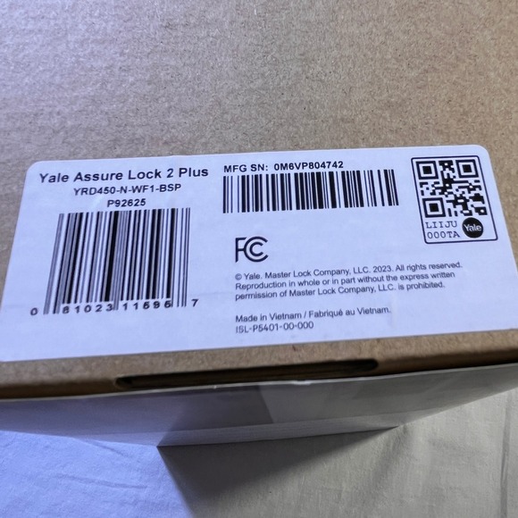 Yale Assure Lock 2 Plus Smart Lock Black Suede Wi Fi Works w/ Google Apple Home - Picture 5 of 7